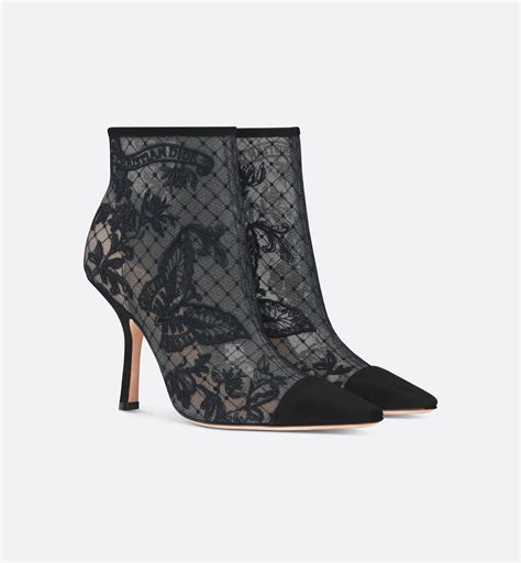 bottine transparente dior|dior leather boots for women.